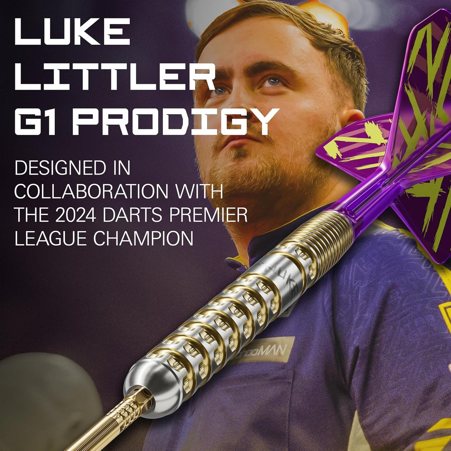 Luke Littler Gen 1 darts designed in collaboration with the 2024 Darts Premier League champion