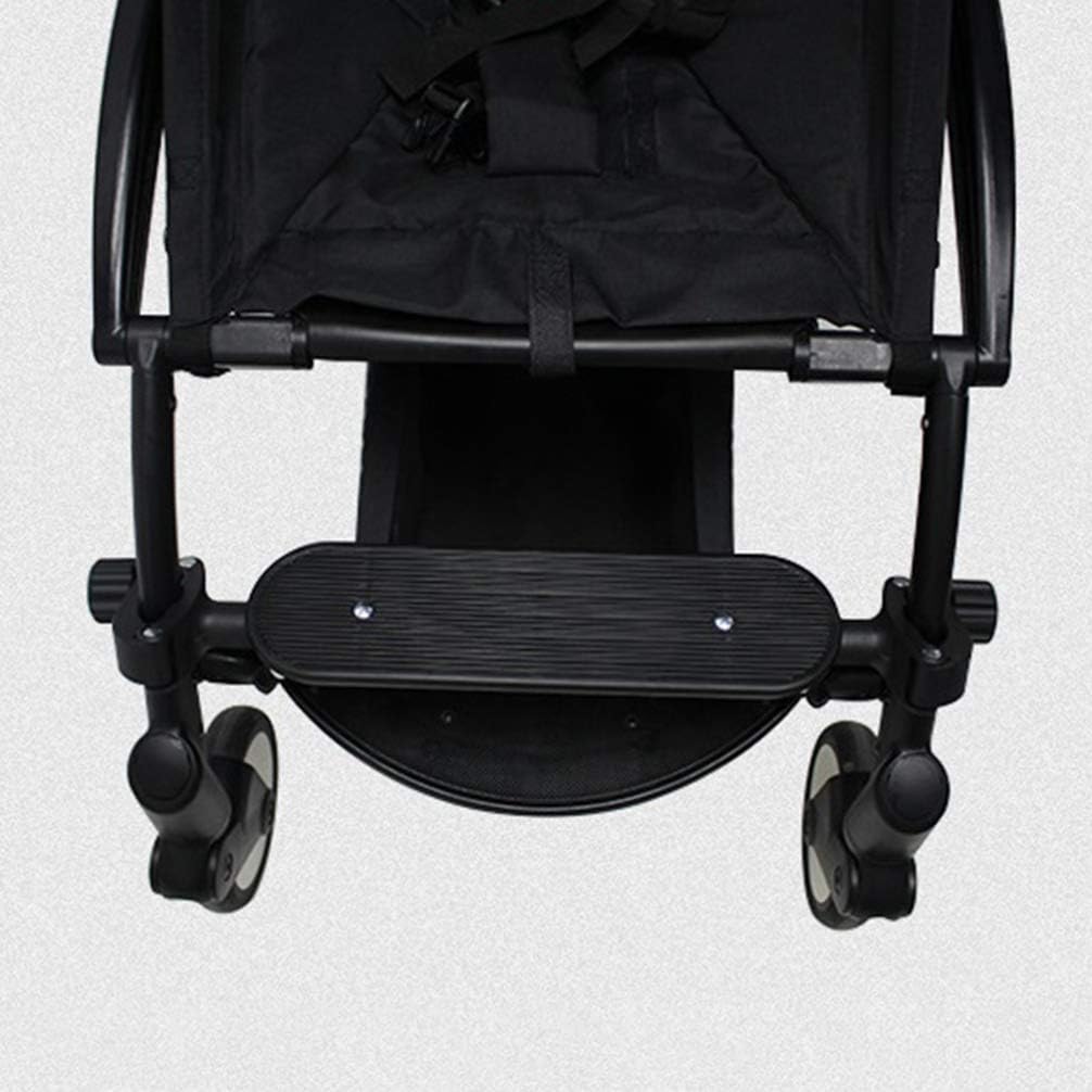 Universal stroller pedal in black for added convenience and support while using a stroller