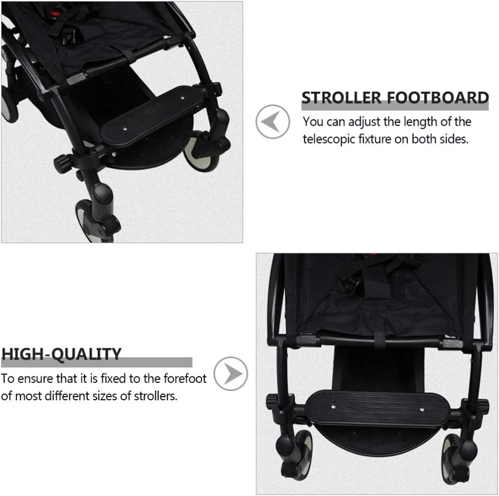 Universal stroller pedal with adjustable length for different stroller models by Toyandona