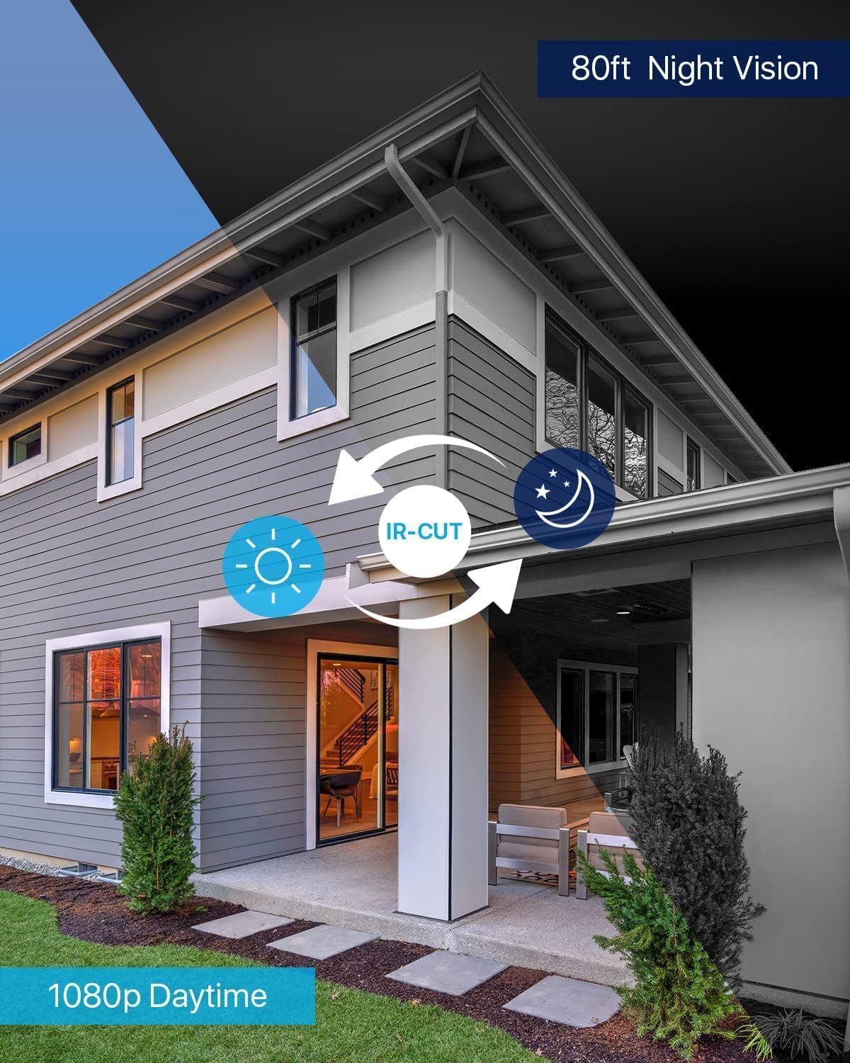 Zosi 16 channel CCTV system with hard drive featuring 1080p daytime and 80ft night vision capabilities
