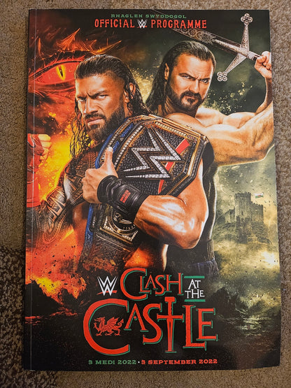 WWE Clash At The Castle 2022 Official Programme