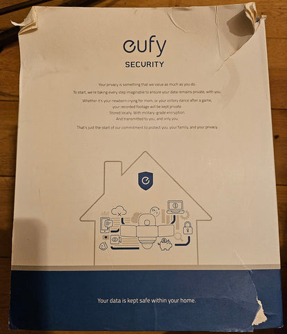 eufy Security Floodlight Cam S330, 360-Degree Pan & Tilt Coverage, 2K Full HD, 3,000 Lumens, Weatherproof, On-Device AI Subject Lock and Tracking, No Monthly Fee, Hardwired