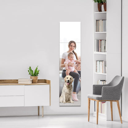 Evenlive 20cm x 20cm stick on mirrors for enhancing home decor and creating the illusion of space
