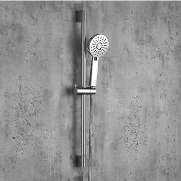 Shower Kit (Stainless Steel Shower Riser Rail, Shower Hand, Shower Hose, Shower Mixer Set)