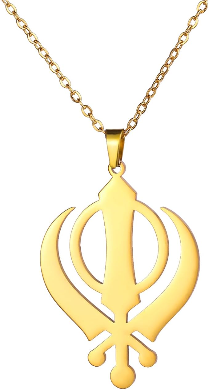 Sikhism Necklace For Women Stainless Steel