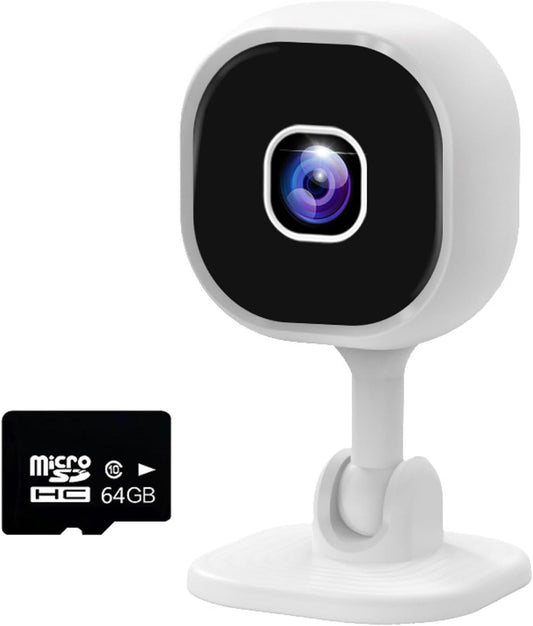 1080P Indoor Security MIni Camera for Baby Monitor, Home Security Camera, Pet Camera w/Motion Detection