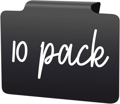 10 Basket Labels Clip On for Pantry Organization & Storage