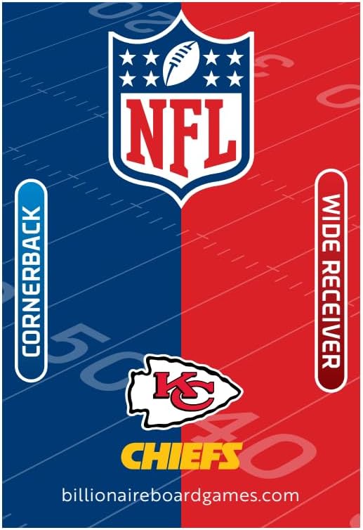 NFL Board Game By Football Billionaire Board Games | Family Board Games for Kids and Adults | Ages 8+ | A Trading & Family Strategy Board Game Game for 2-6 Players