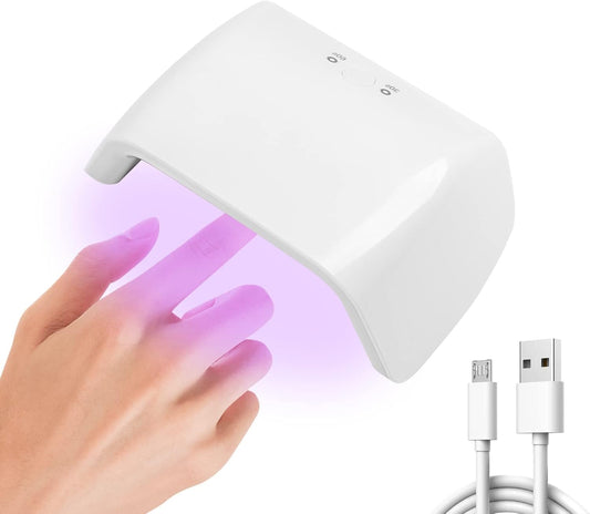 UV Nail Lamp for Gel Nails, 30W Professional Nail Dryer with 2 Timers