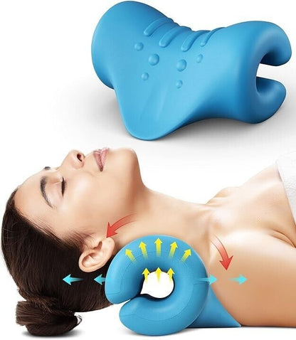 BLABOK Neck and Shoulder Relaxer,Portable Cervical Spine Pillow