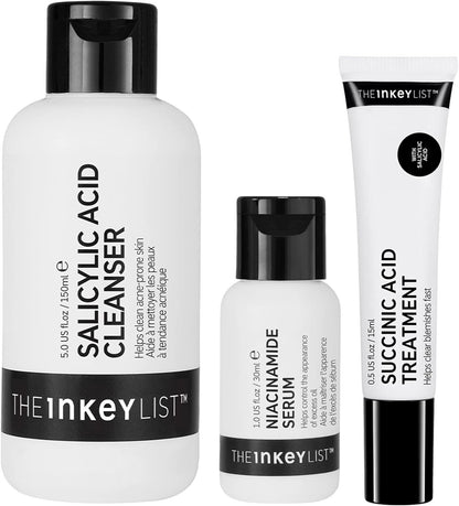 The INKEY List Breakout 101 Kit | Clear Skin Starter Kit [Damaged Box]