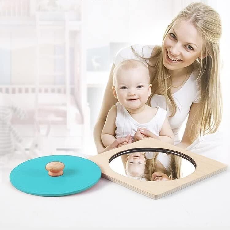 Anti Duck Peekaboo Knob Puzzle Montessori Mirror