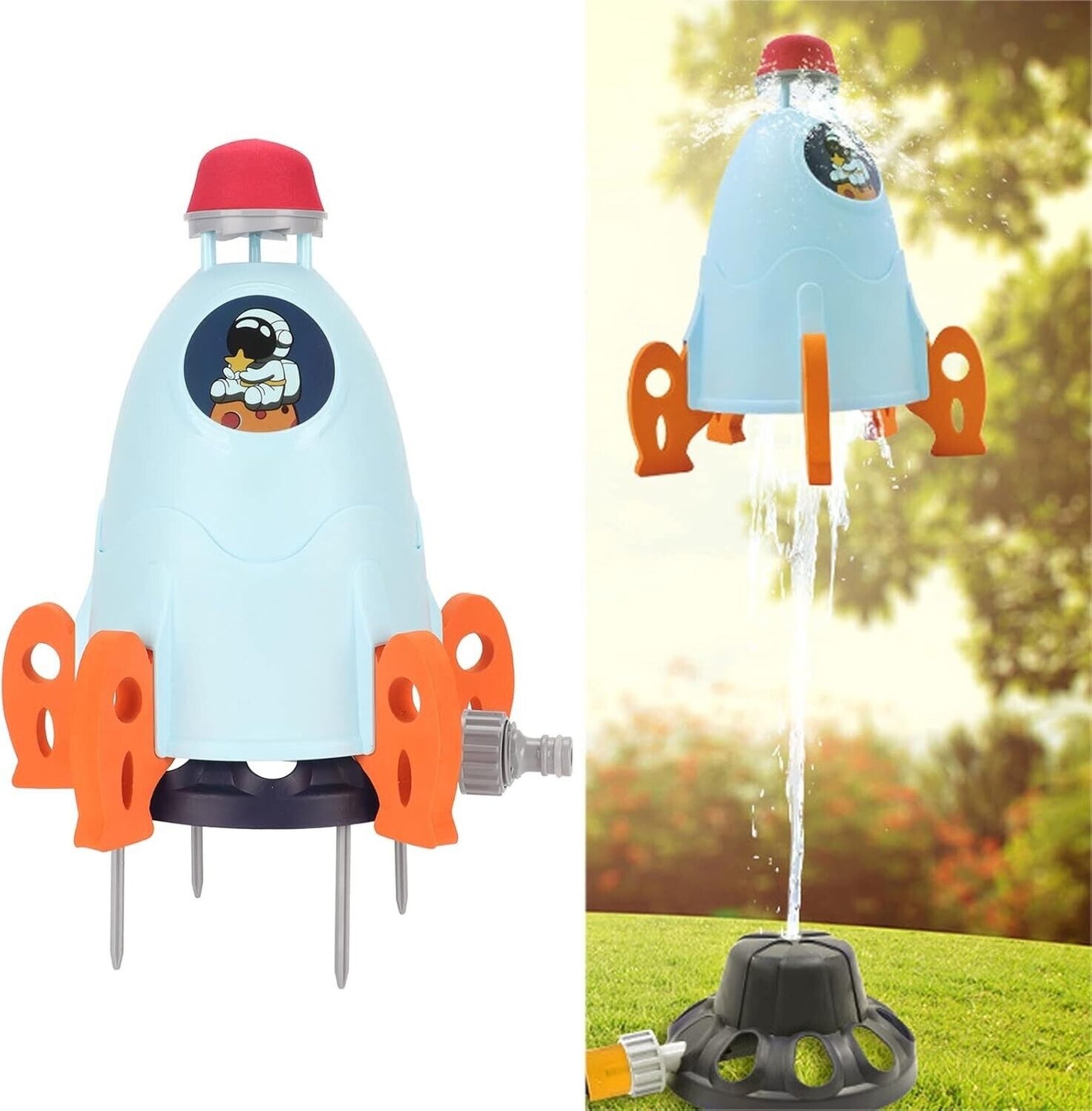 Outdoor Water Sprinkler Rocket Design