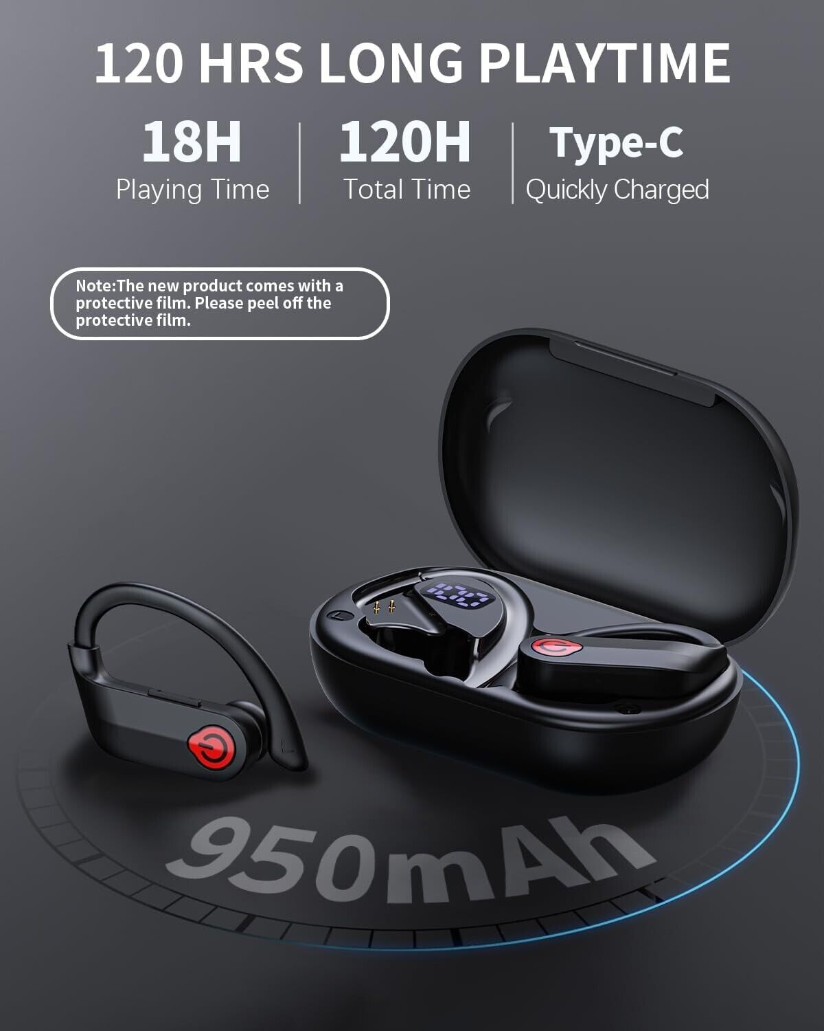 Maijofo Wireless Earbuds Bluetooth Headphones