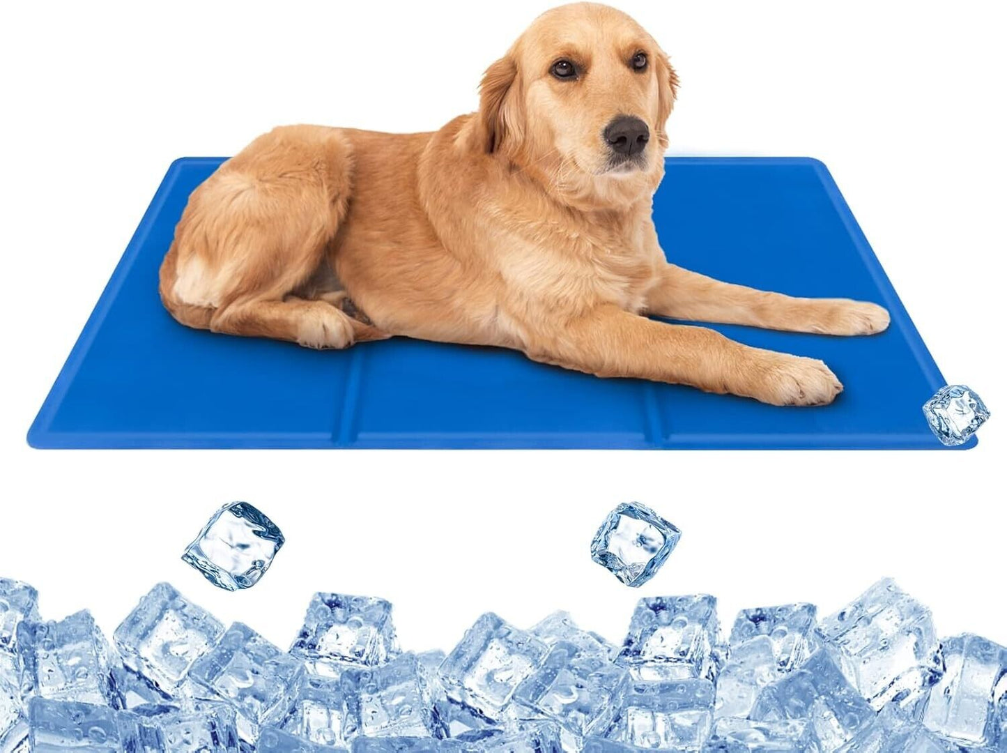 SNMIX Dog Cooling Mat - Durable Pet Cool Mat, Non-Toxic Gel