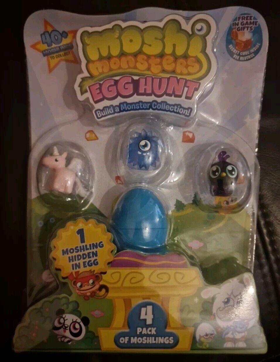 MOSHI Monsters Egg Hunt - 4 In A Pack Kids Toys Play Collectable 🟢