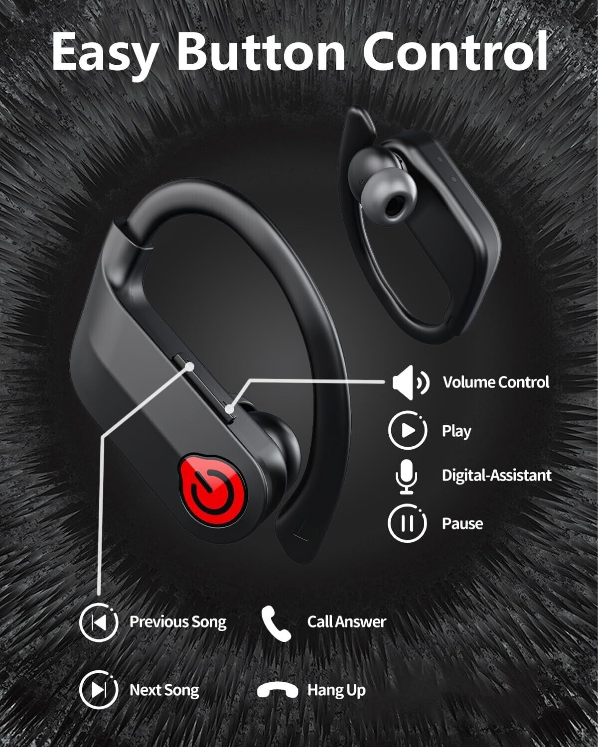 Maijofo Wireless Earbuds Bluetooth Headphones