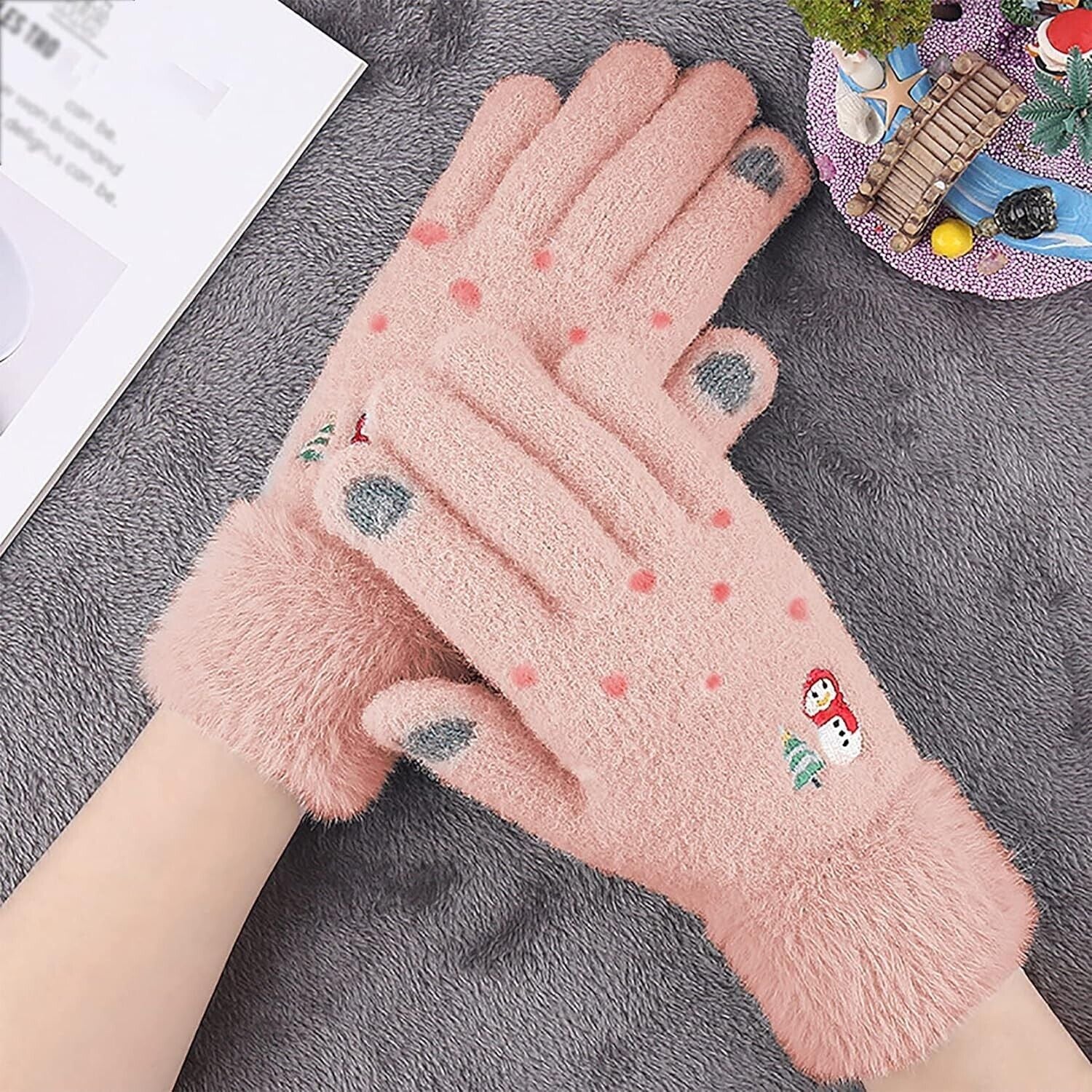 Women's Winter 2 Finger Touchscreen Gloves