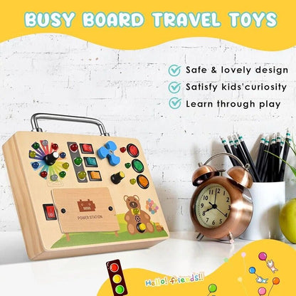 Wooden Led Busy Board