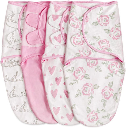 Soarwg Kids Baby Swaddle Blankets Cotton - Pack of 4