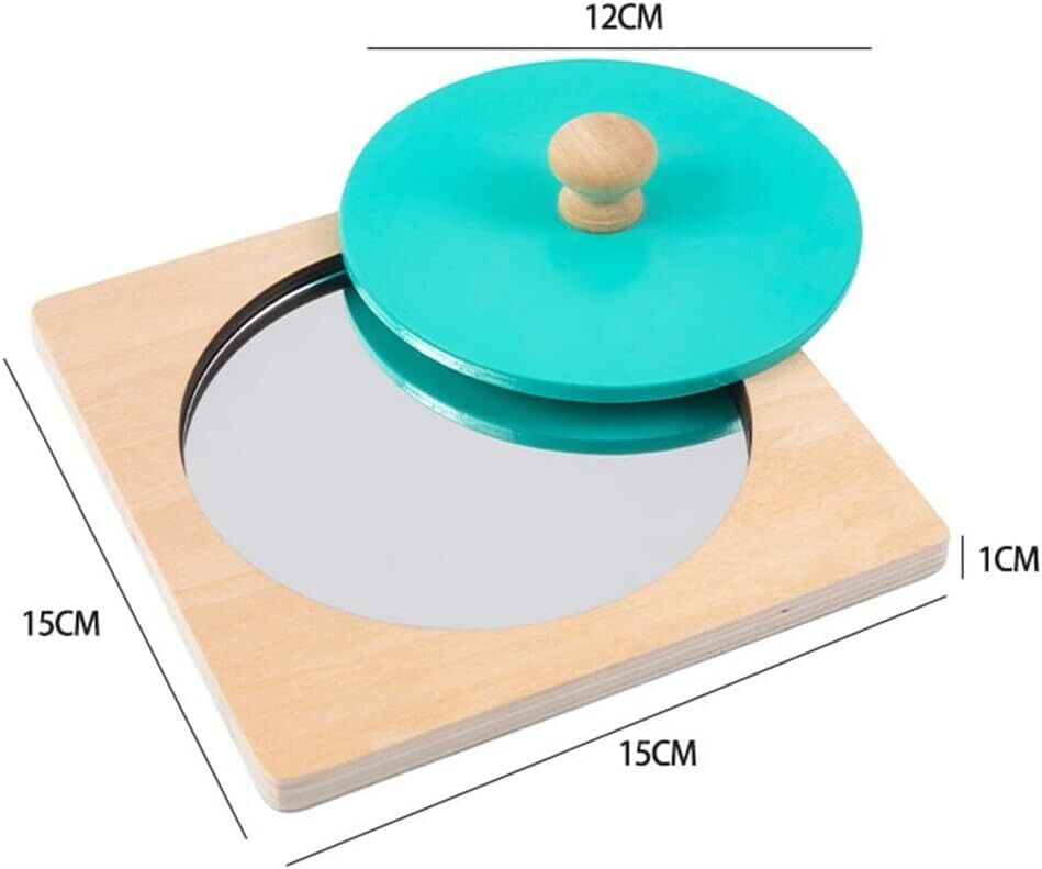 Anti Duck Peekaboo Knob Puzzle Montessori Mirror