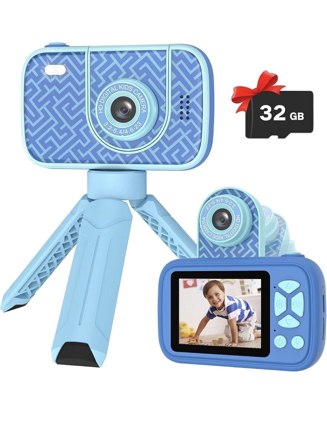 Tesla Hero Kids Camera With Flip Up Lens, Selfie & Video Mode