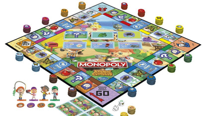 Hasbro Monopoly Animal Crossing Horizons Edition Game Board - F1661