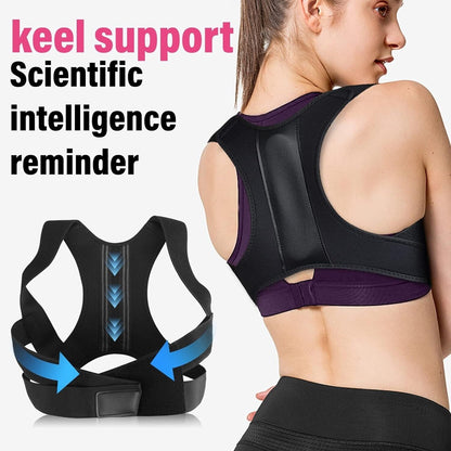 Chlffua Posture Corrector for Men and Women, Upper Back Brace Clavicle Support