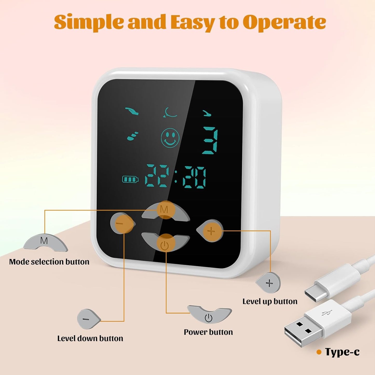 Electric Breast Pumps 4 Modes & 9 Levels with LED Display