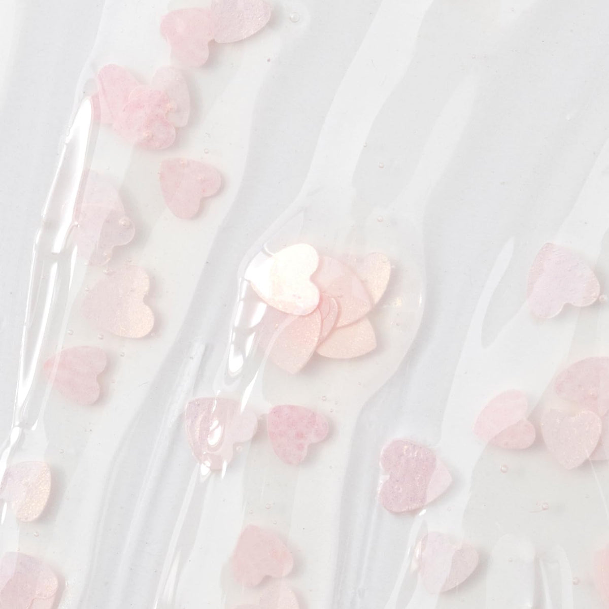 Mylee Gel Nail Polish Top Coat - Heart Confetti No-Wipe Top Coat 15ml