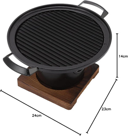 Korean Style Barbecue Grill Tabletop Charcoal Grill Smokeless BBQ Grill