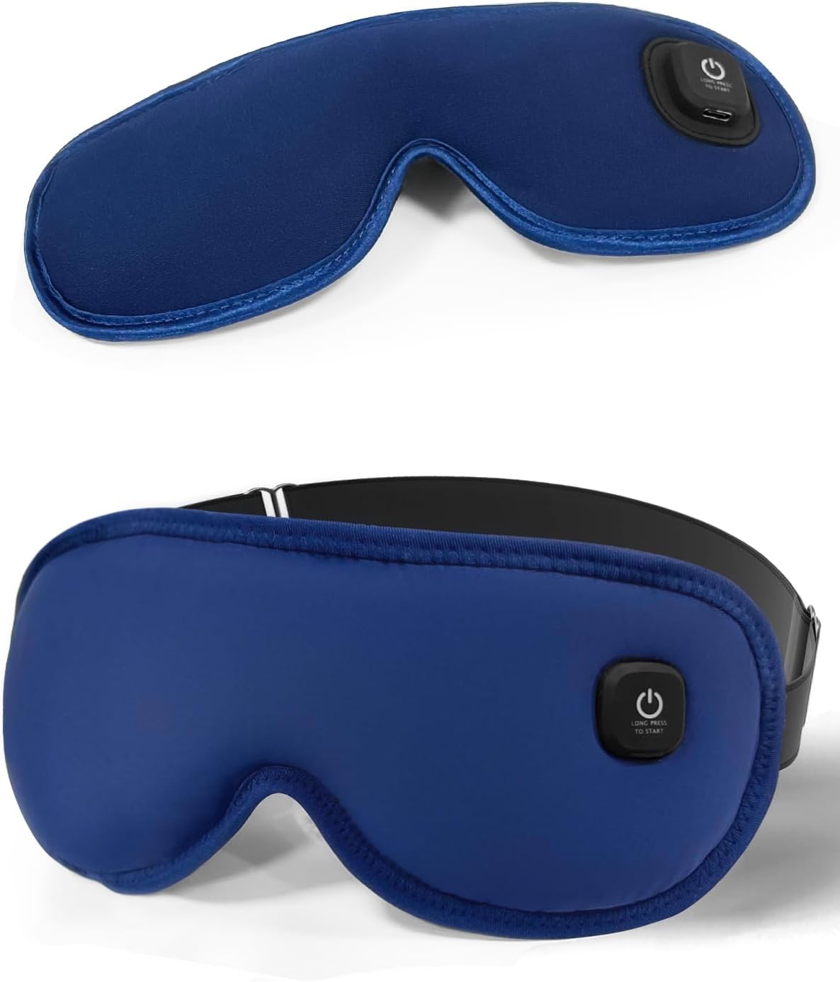 Cordless Heated Eye Mask for Dry Eyes丨1500mAh Warm Eye Compress for Puffy Eyes, Blepharitis, Styes丨Rechargebale Eye Heating Pad丨Washable