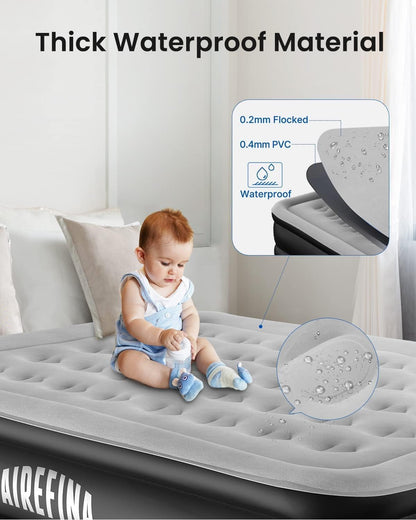 Queen Size Inflatable Air Bed By Airefina