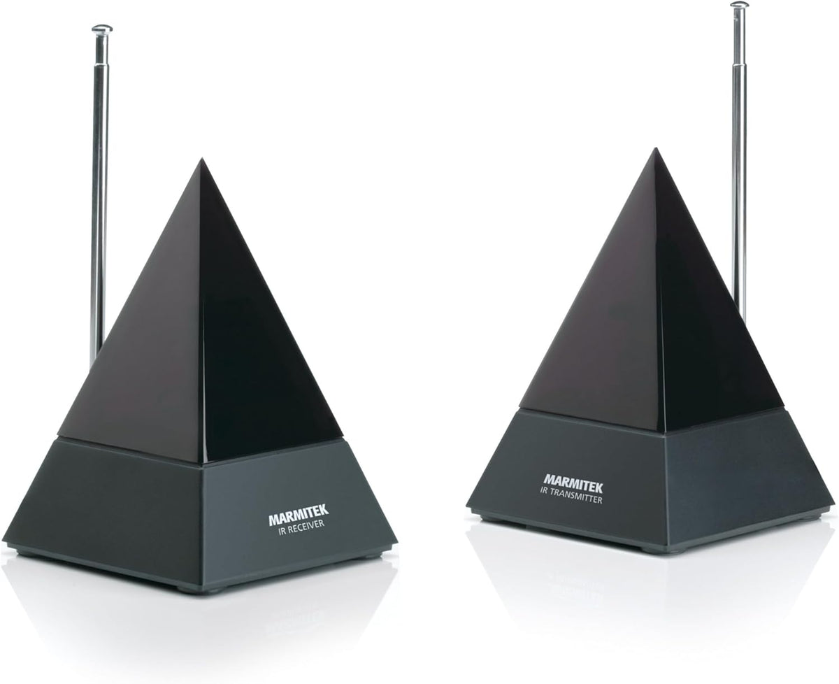 Marmitek Powermid XL - Infrared extender - wireless IR repeater through walls - control devices in another room - plug & play - for TV box receiver stereo