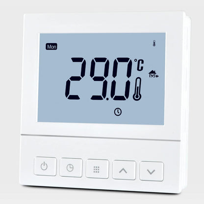 WateUnderfloor Heating Thermostat Programmable 3 AMP Room Stat with Air Sensor Push Button