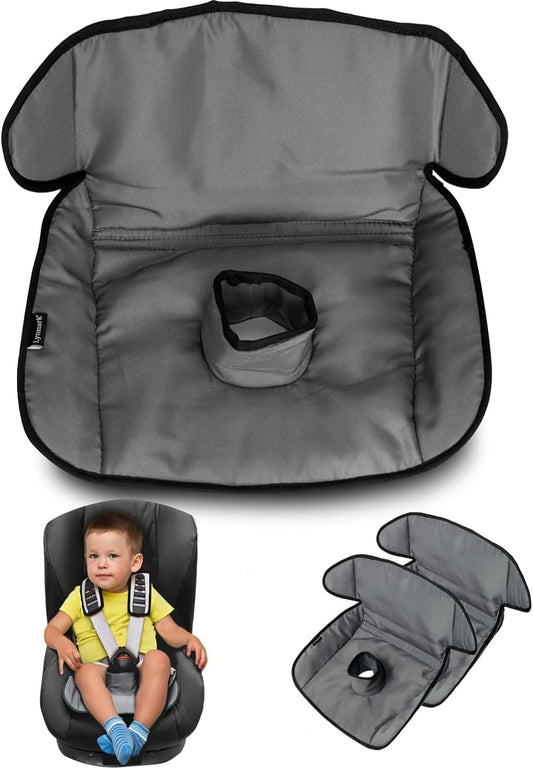 Potty Training Car Seat Protector Cover - Waterproof Soft Piddle Pads for Toddlers and Baby Carseat (Grey)