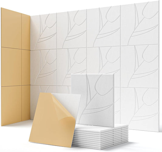 Sound Proofing Panels Self-Adhesive 12 Pack (30x30x0.9cm)