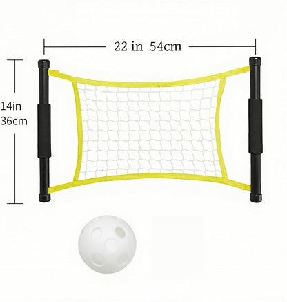 DEYUCUL Switch Ball Game Set - 2 Player Launch Nets with Tennis & Pickleball | Portable Outdoor & Indoor Game for Gardens, Parks & Small Spaces | Active Fun for Kids, Teens & Families