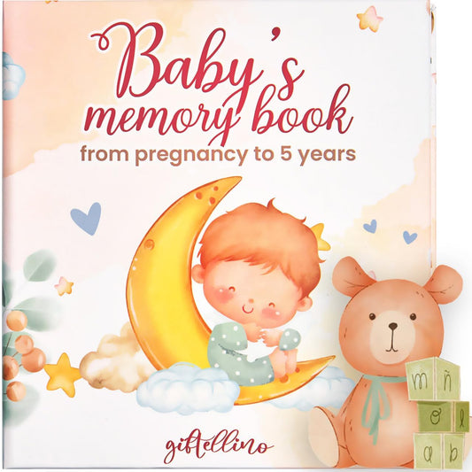 Gender Neutral Baby's Memory Book from Pregnancy to 5 Years