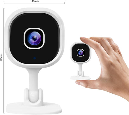 1080P Indoor Security MIni Camera for Baby Monitor, Home Security Camera, Pet Camera w/Motion Detection