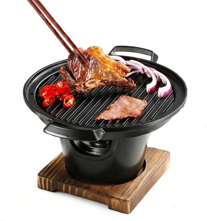 Korean Style Barbecue Grill Tabletop Charcoal Grill Smokeless BBQ Grill
