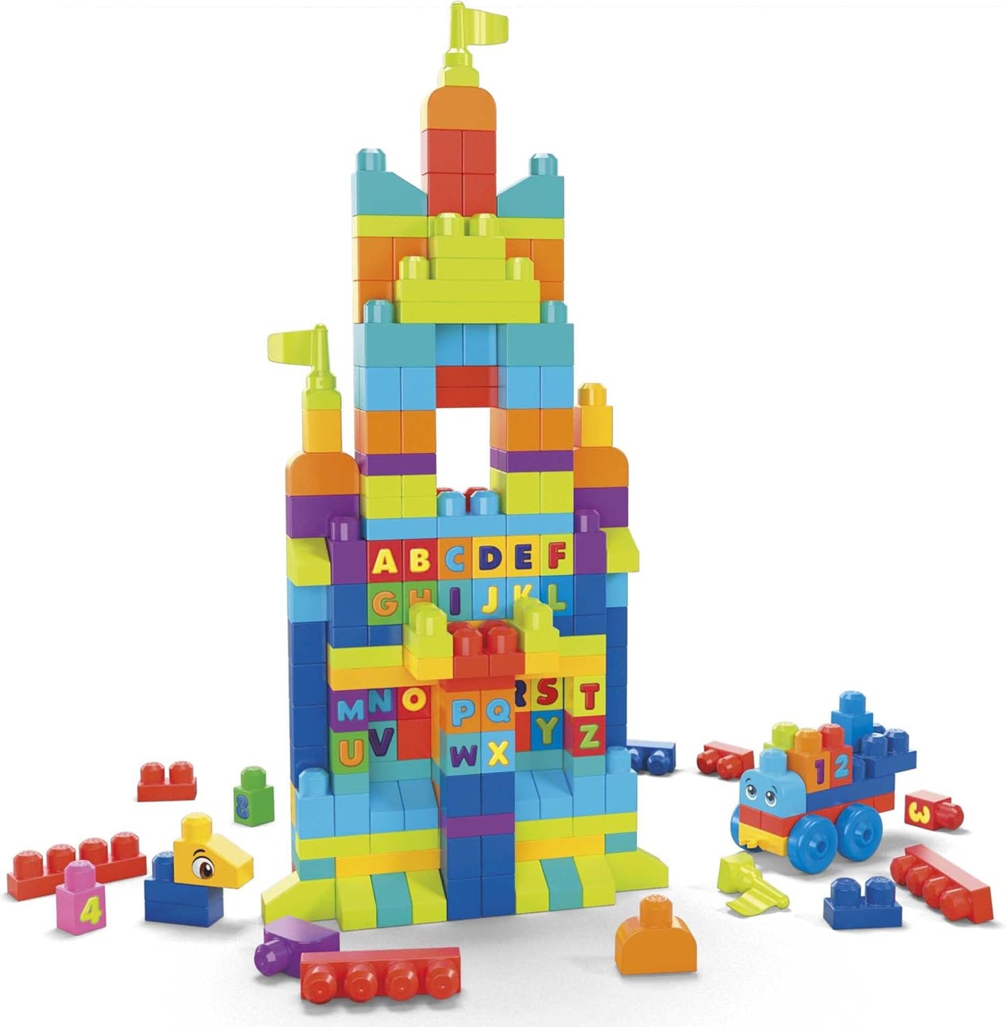 MEGA BLOKS Even Bigger Building Bag building set with 300 big and colourful blocks, and 1 storage bag