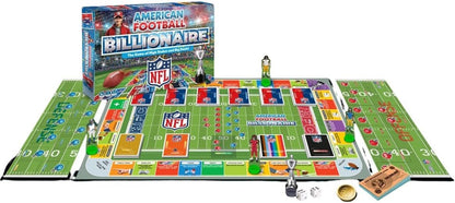 NFL Board Game By Football Billionaire Board Games | Family Board Games for Kids and Adults | Ages 8+ | A Trading & Family Strategy Board Game Game for 2-6 Players