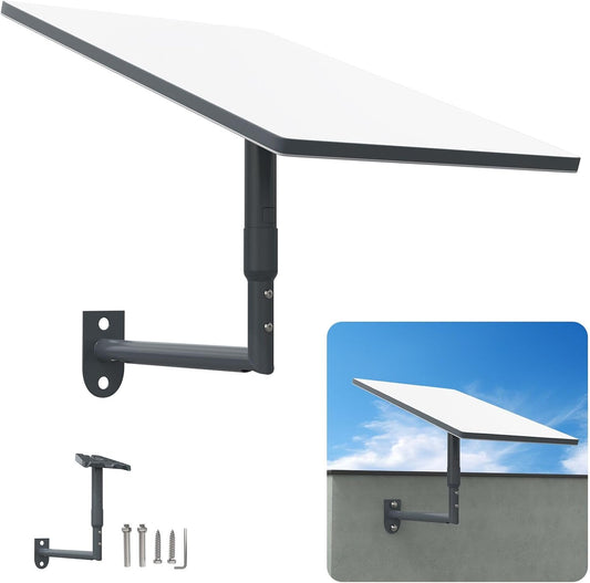 Starlink Mount,Vertical Angle Starlink Long Wall Mount,StarLink Gen 3 Bracket,StarLink Pipe Adapter for Starlink Internet Satellite Kit,Starlink Roof Mount