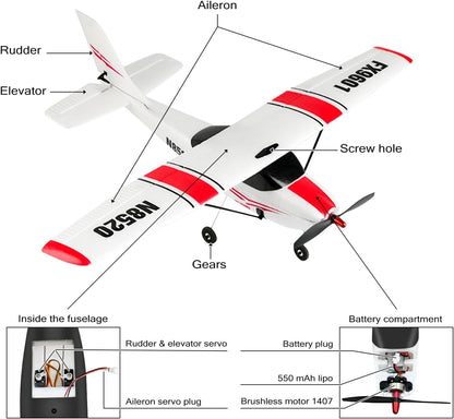 4 Channel Remote Control Airplane