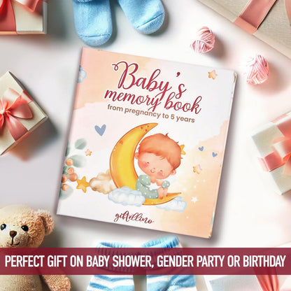 Gender Neutral Baby's Memory Book from Pregnancy to 5 Years