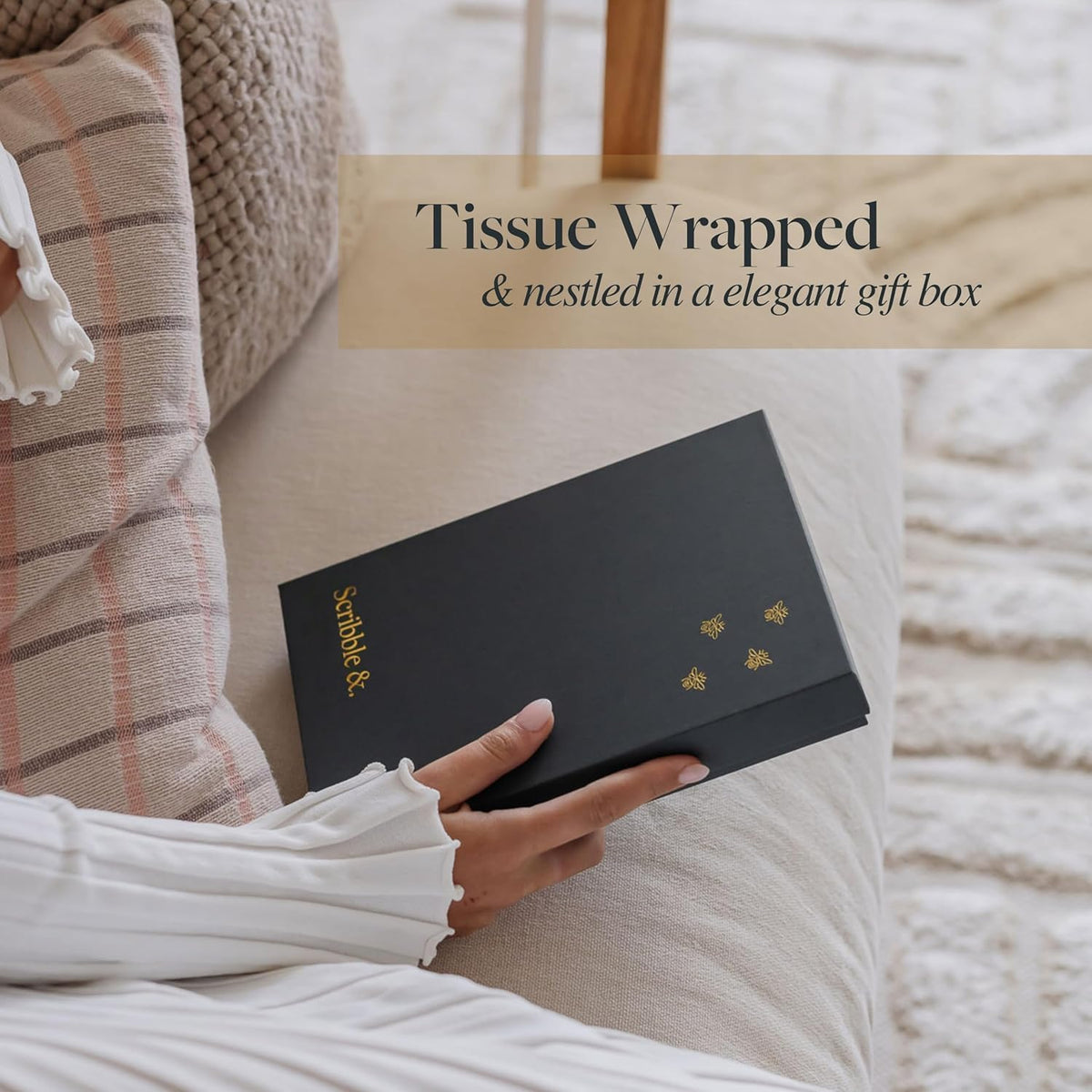 Scribble & Dot™ The Elegant Wedding Planner and Organiser for the Bride | Tissue Wrapped in a Gift Box | Thick Pages, Textured Cover | Every Wedding Step. Effortlessly Handled.
