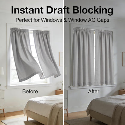 Thin Draft Tape, Windows & Small Gaps, Blocks Draft 1 x Roll 6 x 1.5mm x 20M