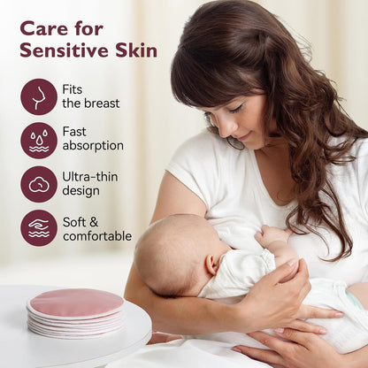 Momcozy Reusable Nursing Pads, Breastfeeding Essentials, Thin 14PCS