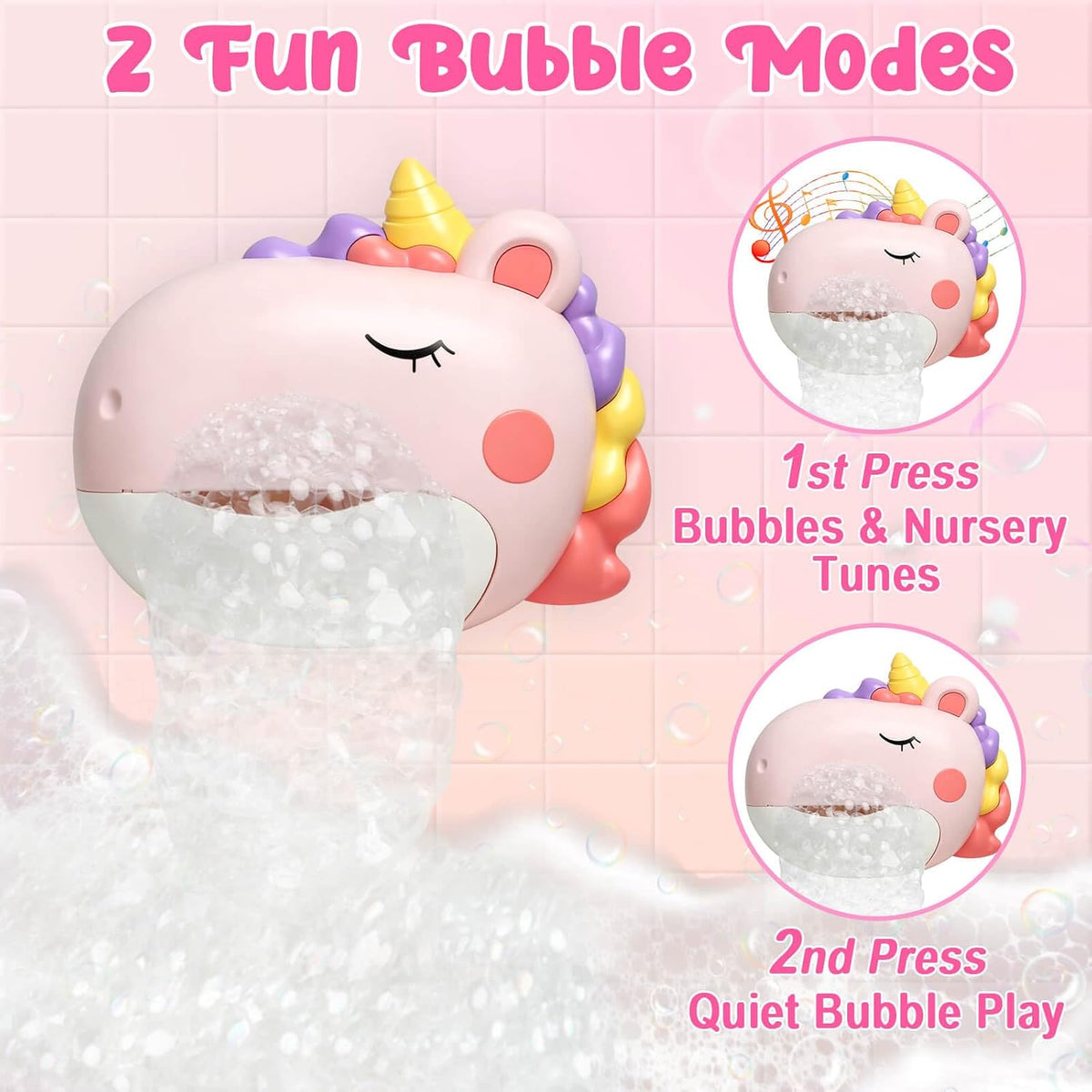 JONEG Bath Bubble Machine Automatic Bubble Maker